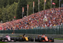 Esteban Ocon, Nico Hulkenberg, Fernando Alonso, Spa-Francorchamps, Belgian Grand Prix