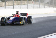 Шейкдаун в Маньи-Кур прошёл под снегом Formula 2, Magny-Cours