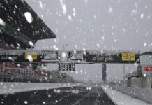 Снег помешал тестам Circuit de Barcelona-Catalunya