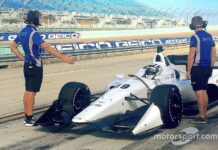 Команда Carlin провела первые в своей истории тесты Indycar, Carlin, Max Chilton