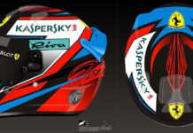 Кими Райкконен показал новый дизайн шлема Kimi Raikkonen, Helmet, 2018
