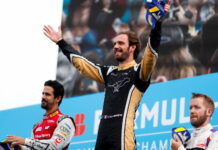 Вернь выиграл гонку в Париже Jean Eric Vergne