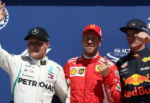 Канада-2018: Квалификация Sebastian Vettel, Valtteri Bottas, Max Verstappen