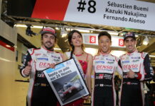 Экипаж Алонсо стартует с поула Fernando Alonso, Kazuki Nakajima, Sebastien Buemi