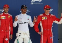 Великобритания-2018: Квалификация Sebastian Vettel, Lewis Hamilton, Kimi Raikkonen