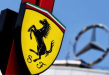 Мартин Брандл о прогрессе силовых установок Ferrari Ferrari and Mercedes logos