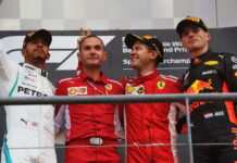 Бельгия-2018: Гонка Lewis Hamilton, Sebastian Vettel, Max Verstappen
