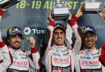 Алонсо и Буэми поменялись шлемами Fernando Alonso, Sebastian Buemi and Kazuki Nakajima