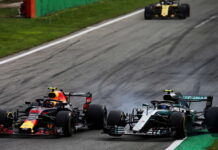 Ферстаппен получил штрафные баллы Max Verstappen, Valtteri Bottas