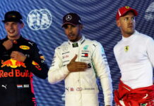 Сингапур-2018: Квалификация Max Verstappen, Lewis Hamilton, Sebastian Vettel