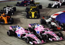 Три пилота получили штрафные баллы Esteban Ocon, Sergio Perez