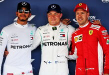Россия-2018: Квалификация Lewis Hamilton, Valtteri Bottas, Sebastian Vettel