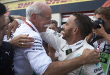 Дитер Цетше поздравил Льюиса Хэмилтона Dieter Zetsche, Lewis Hamilton