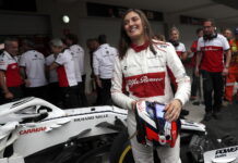 Кальдерон отработала за рулём Sauber C37 Tatiana Calderon