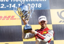 Раст одержал пятую победу в DTM подряд и сохранил шансы на титул Rene Rast