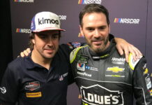 Фернандо Алонсо сядет за руль машины NASCAR Fernando Alonso, Jimmie Johnson