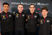 Роулэнд заменит Элбона в Nissan e.dams Jann Mardenborough, Mitsunori Takaboshi, Oliver Rowland, Sebastien Buemi