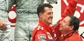 Жан Тодт об истории успеха Ferrari в эпоху Шумахера Michael Schumacher, Jean Todt during awarding ceremony after the Japanese Grand Prix at the Suzuka Circuit in this Sunday, Oct. 8, 2000