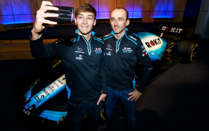 ROKiT Williams drivers, George Russell and Robert Kubica