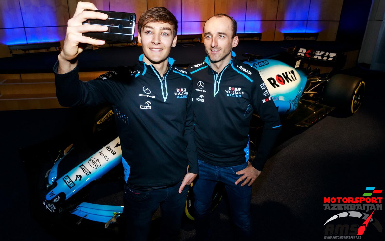 ROKiT Williams drivers, George Russell and Robert Kubica