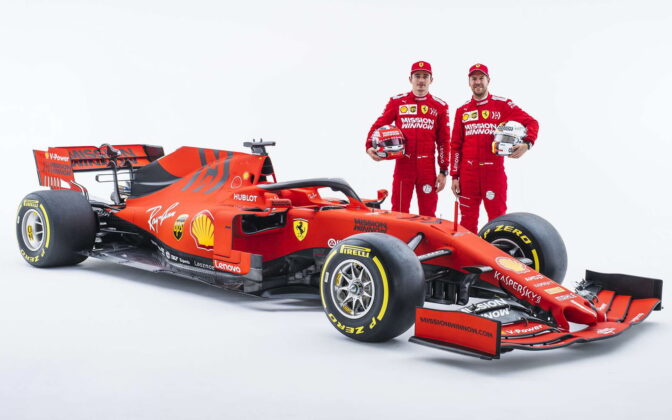 Charles Leclerc, Sebastian Vettel