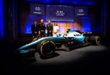Проблемы Williams серьёзнее, чем кажутся? Jonathan Kendrick, ROKiT founder, Claire Williams, Deputy Team Principal of ROKiT Williams Racing, and the two ROKiT Williams drivers, George Russell and Robert Kubica