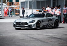 ГАЛЕРЕЯ: 27.04.2018, Пятница, День практики, Баку, Азербайджан Safety Car. 27.04.2018. Formula 1 World Championship, Rd 4, Azerbaijan Grand Prix, Baku Street Circuit, Azerbaijan, Practice Day. - www.automotorsport.az, EMail: info@automotorsport.az - copy of publication required for printed pictures. Every used picture is fee-liable. © Copyright: automotorsport.az