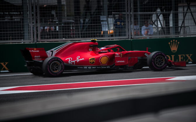 Kimi Raikkonen (FIN) Scuderia Ferrari. 27.04.2018. Formula 1 World Championship, Rd 4, Azerbaijan Grand Prix, Baku Street Circuit, Azerbaijan, Practice Day. - www.automotorsport.az, EMail: info@automotorsport.az - copy of publication required for printed pictures. Every used picture is fee-liable. © Copyright: automotorsport.az