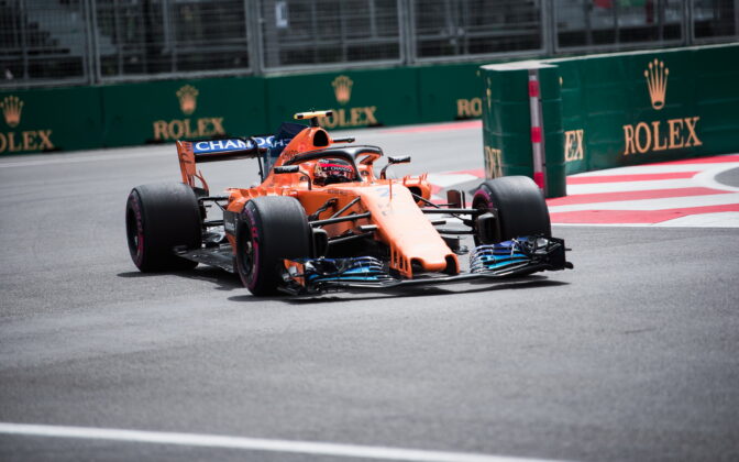 Stoffel Vandoorne (BEL) McLaren F1 Team. 27.04.2018. Formula 1 World Championship, Rd 4, Azerbaijan Grand Prix, Baku Street Circuit, Azerbaijan, Practice Day. - www.automotorsport.az, EMail: info@automotorsport.az - copy of publication required for printed pictures. Every used picture is fee-liable. © Copyright: automotorsport.az