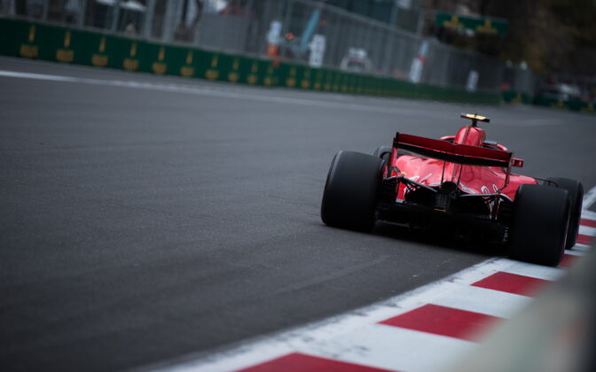 Kimi Raikkonen (FIN) Scuderia Ferrari. 28.04.2018. Formula 1 World Championship, Rd 4, Azerbaijan Grand Prix, Baku Street Circuit, Azerbaijan, Qualifying Day. - www.automotorsport.az, EMail: info@automotorsport.az - copy of publication required for printed pictures. Every used picture is fee-liable. © Copyright: automotorsport.az
