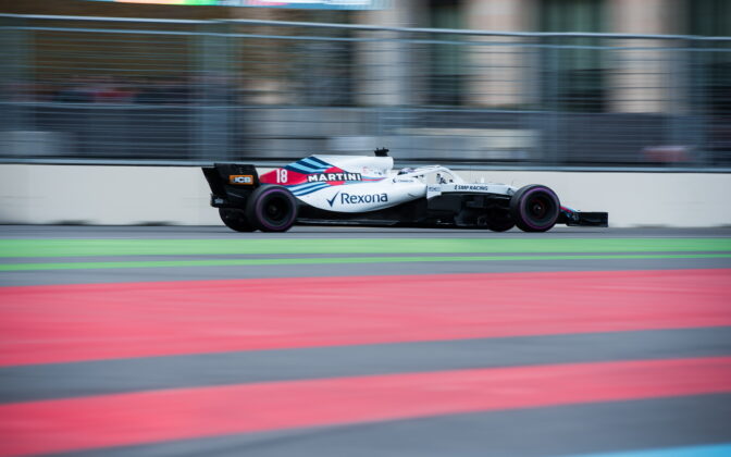 Lance Stroll (CDN) Williams Martini Racing. 28.04.2018. Formula 1 World Championship, Rd 4, Azerbaijan Grand Prix, Baku Street Circuit, Azerbaijan, Qualifying Day. - www.automotorsport.az, EMail: info@automotorsport.az - copy of publication required for printed pictures. Every used picture is fee-liable. © Copyright: automotorsport.az