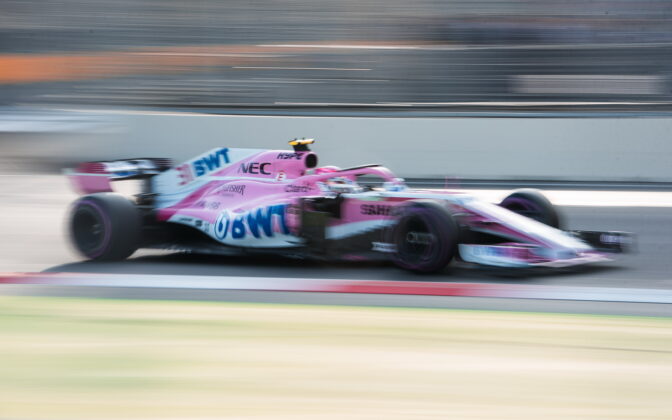 Esteban Ocon (FRA) Force India. 28.04.2018. Formula 1 World Championship, Rd 4, Azerbaijan Grand Prix, Baku Street Circuit, Azerbaijan, Qualifying Day. - www.automotorsport.az, EMail: info@automotorsport.az - copy of publication required for printed pictures. Every used picture is fee-liable. © Copyright: automotorsport.az