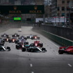 Race start. 29.04.2018. Formula 1 World Championship, Rd 4, Azerbaijan Grand Prix, Baku Street Circuit, Azerbaijan, Race Day. - www.automotorsport.az, EMail: info@automotorsport.az - copy of publication required for printed pictures. Every used picture is fee-liable. © Copyright: automotorsport.az