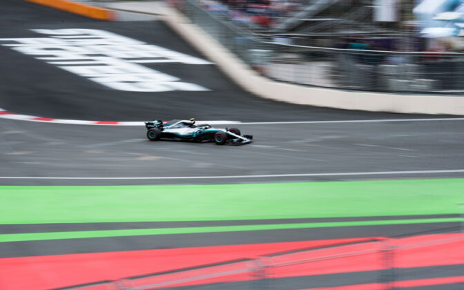 Valtteri Bottas (FIN) Mercedes AMG Petronas Motorposrt. 29.04.2018. Formula 1 World Championship, Rd 4, Azerbaijan Grand Prix, Baku Street Circuit, Azerbaijan, Race Day. - www.automotorsport.az, EMail: info@automotorsport.az - copy of publication required for printed pictures. Every used picture is fee-liable. © Copyright: automotorsport.az