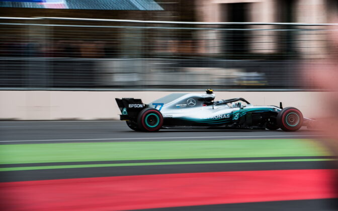 Valtteri Bottas (FIN) Mercedes AMG Petronas Motorposrt. 29.04.2018. Formula 1 World Championship, Rd 4, Azerbaijan Grand Prix, Baku Street Circuit, Azerbaijan, Race Day. - www.automotorsport.az, EMail: info@automotorsport.az - copy of publication required for printed pictures. Every used picture is fee-liable. © Copyright: automotorsport.az