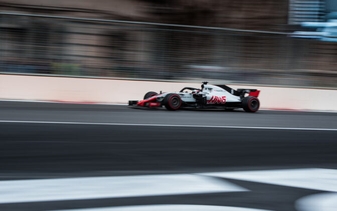 Romain Grosjean (FRA) Haas F1 Team. 29.04.2018. Formula 1 World Championship, Rd 4, Azerbaijan Grand Prix, Baku Street Circuit, Azerbaijan, Race Day. - www.automotorsport.az, EMail: info@automotorsport.az - copy of publication required for printed pictures. Every used picture is fee-liable. © Copyright: automotorsport.az