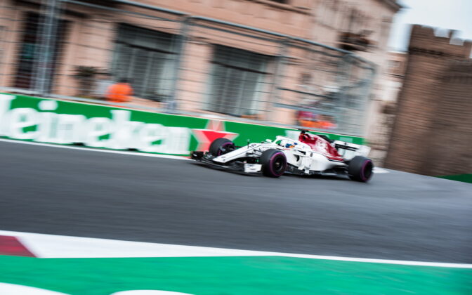 Marcus Ericsson (SWE) Sauber F1 Team. 29.04.2018. Formula 1 World Championship, Rd 4, Azerbaijan Grand Prix, Baku Street Circuit, Azerbaijan, Race Day. - www.automotorsport.az, EMail: info@automotorsport.az - copy of publication required for printed pictures. Every used picture is fee-liable. © Copyright: automotorsport.az