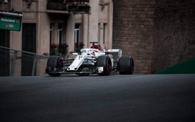 Marcus Ericsson (SWE) Sauber F1 Team. 29.04.2018. Formula 1 World Championship, Rd 4, Azerbaijan Grand Prix, Baku Street Circuit, Azerbaijan, Race Day. - www.automotorsport.az, EMail: info@automotorsport.az - copy of publication required for printed pictures. Every used picture is fee-liable. © Copyright: automotorsport.az