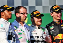 Австралия-2019: Гонка Lewis Hamilton, Valtteri Bottas, Max Verstappen