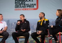 Renault, McLaren и Racing Point против Haas и Toro Rosso Zak Brown, Guenther Steiner, Cyril Abiteboul, Claire Williams