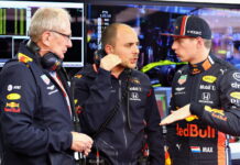 Хельмут Марко: «Теперь мы хотим выиграть у всех» Helmut Marko, Gianpiero Lambiase, Max Verstappen