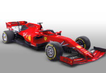 Специальная раскраска машин Ferrari в Мельбурне Ferrari’s ’90th anniversary celebration liver’y’ for the 2019 Australian Grand Prix