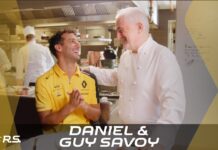Даниэль Риккардо знакомится с французской кухней