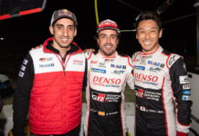 Алонсо завоевал поул для Toyota в Себринге Sebastien Buemi, Fernando Alonso, Kazuki Nakajima