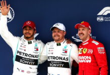 Китай-2019: Квалификация Lewis Hamilton, Valtteri Bottas, Sebastian Vettel