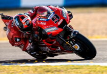 Гонщики Ducati показали лучшее время на второй тренировке в Хересе Danilo Petrucci