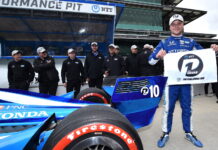 Розенквист завоевал первый поул Felix Rosenqvist