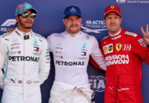 Испания-2019: Квалификация Lewis Hamilton, Valtteri Bottas, Sebastian Vettel