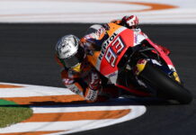 Лоренсо почти удалось опередить Маркеса на первой тренировке в Хересе Marc Marquez