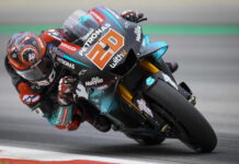 Куартараро стал лучшим на второй тренировке в Барселоне Fabio Quartararo